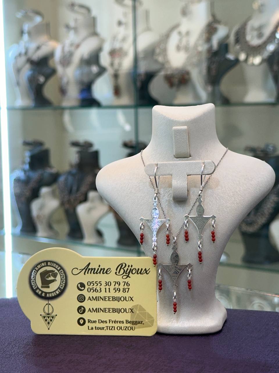 Bijoux Duo en Argent KABYLE n°8